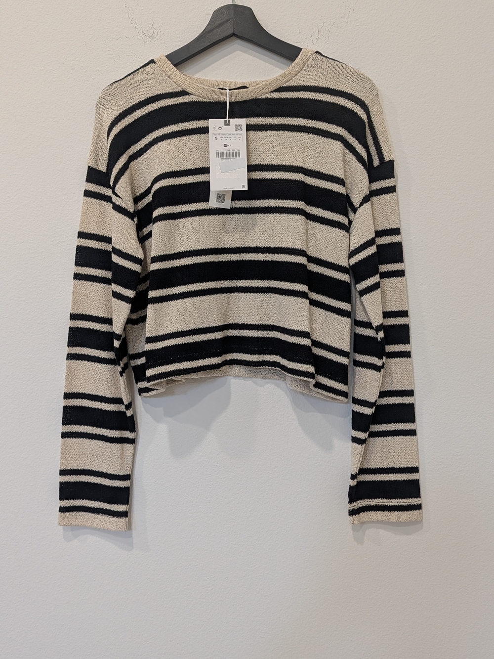 ZARA Striped Rustic Top